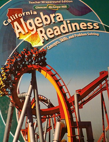 Book Teacher Wraparound Edition - California Algebra Readiness Concepts, Skills, and Problem Solving free