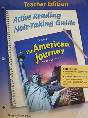 Book Glencoe Discovering Our Past - The American Journey To World War I, Grade 8 - Ca Teacher Edition: Active Reading Note-taking Guide free
