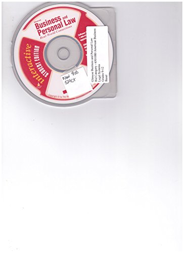 Book Business And Personal Law Interactive Student Edition Cd-rom free