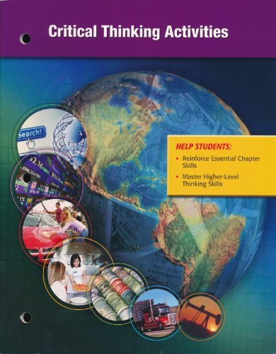 Book Critical Thinking Activities (glencoe Activities) free