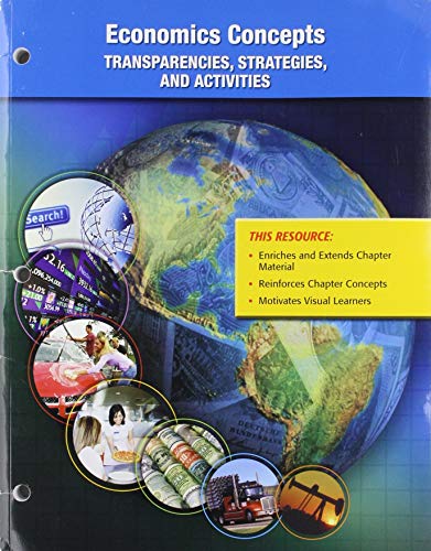 Book Economic Concepts Transparencies, Strategies, and Activities (Glencoe Economics Today and Tomorrow) free