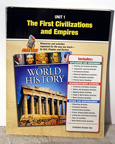 Book Unit 1 the First Civilizations and Empires (Fast File for Glencoe World History) free