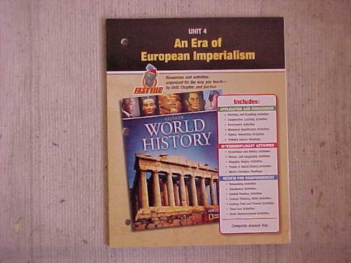 Book Unit 4 an Era of European Imperialism (Fast File, Glencoe World History) free