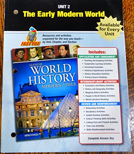 Book Unit 2, the Early Modern World, Fast File (Glencoe World History, Modern Times) free