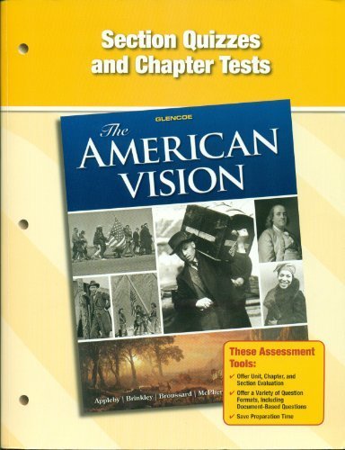 Book Glencoe The American Vision Section Quizzes and Chapter Tests. (Paperback) free