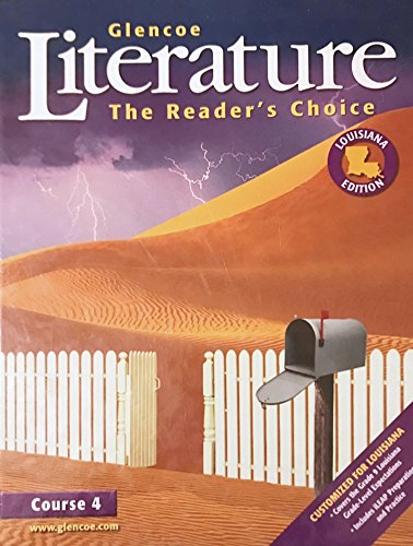 Book Glenco Literature: The Reader's Choice, Course 4 (louisiana Edition) free Book Glenco Literature: The Reader's Choice, Course 4 (louisiana Edition) free