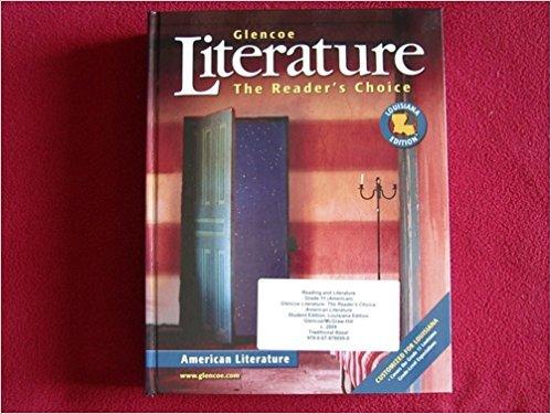 Book Glenco Literature, The Reader's Choice: American Literature (louisiana Edition) free