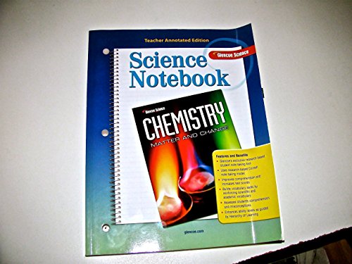 Book Science Notebook, Glencoe Science (chemistry, Matter And Change) free
