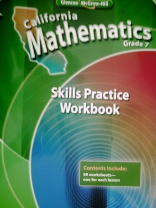 Book California Mathematics Grade 7 Skills Practice Workbook (California Mathematics Grade 7) free