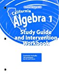 Book California Algebra 1, Study Guide and Intervention Workbook free