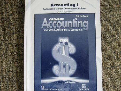 Book Glencoe Accounting-Accounting 1 Ch. 1-28 Reviews free