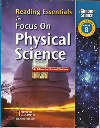 Book Focus on Physical Science, California, Grade 8 Reading Essentials free