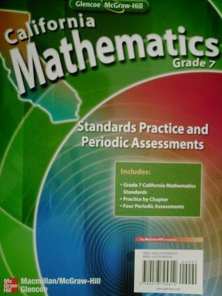 Book California Mathematics Grade 7 Standards Practice and Periodic Assessments (California Mathematics Grade 7) free