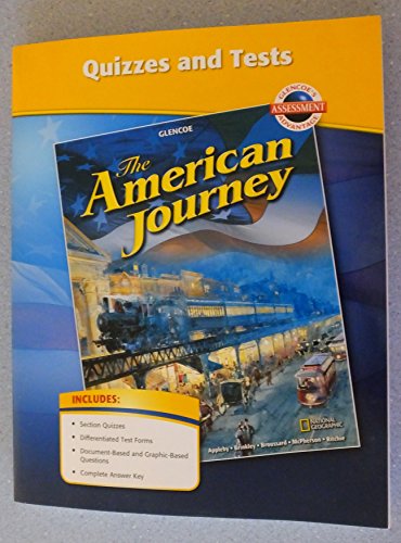 Book Glencoe The American Journey Quizzes and Tests. (Paperback) free