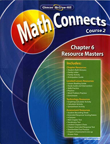 Book MathConnects Course 2 Chapter 6 Resource Masters free