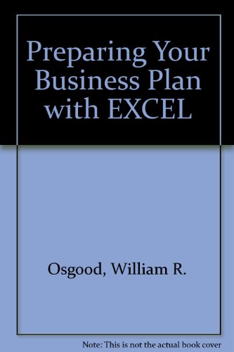 Book Preparing Your Business Plan With Excel free