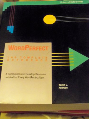 Book Wordperfect: The Complete Reference free