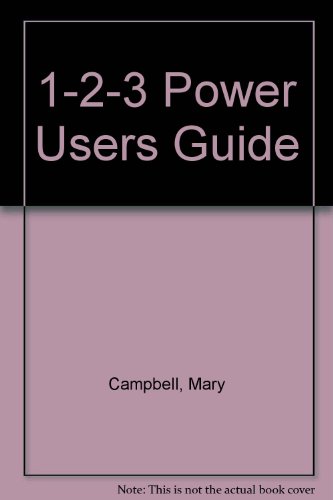 Book 1-2-3: Power User's Guide free