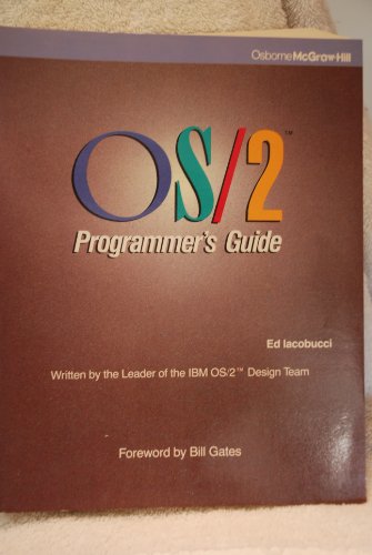 Book Os/2 Programmer's Guide free