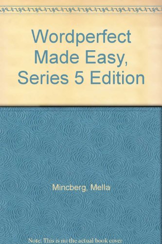 Book Wordperfect Made Easy, Series 5 Edition free
