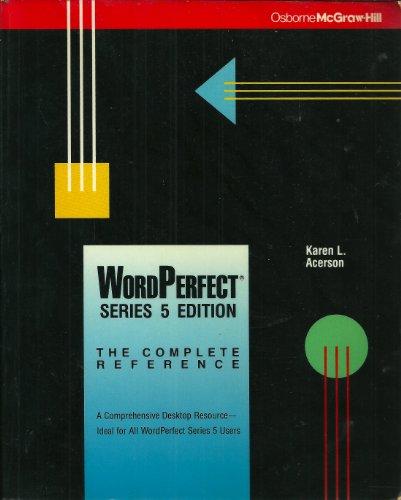 Book Wordperfect: The Complete Reference/Series 5 Edition free