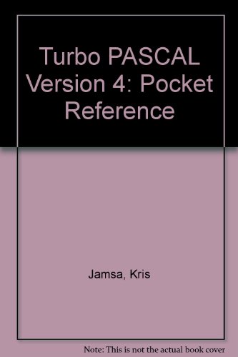 Book Turbo Pascal Version 4: Pocket Reference free