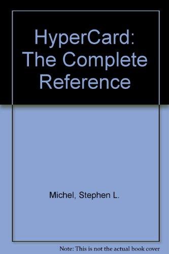 Book Hypercard: The Complete Reference free