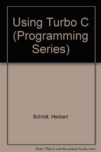 Book Using Turbo C (Programming Series) free