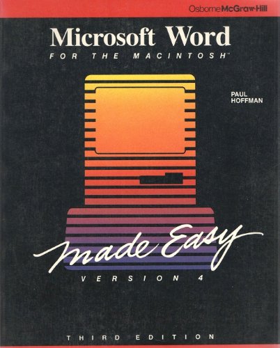 Book Microsoft Word Made Easy for the Macintosh free