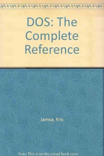 Book DOS, the Complete Reference free