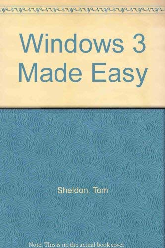 Book Windows 3 Made Easy free
