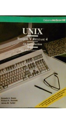 Book Unix System V Release 4:An Introduction for New and Experienced Users free