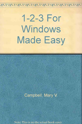 Book 1-2-3 For Windows Made Easy free