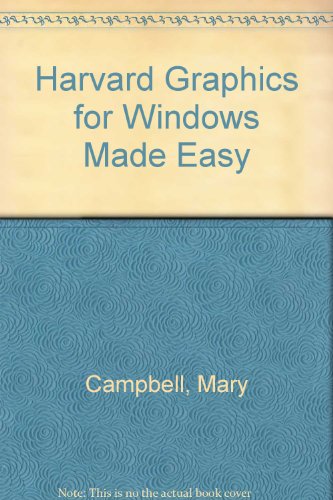 Book Harvard Graphics for Windows Made Easy free