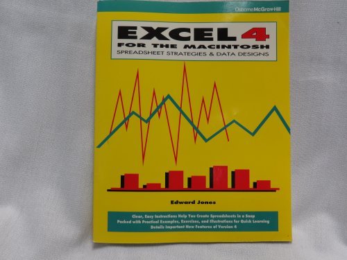 Book Excel 4 For The Macintosh: Spreadsheet Solutions And Data Designs free