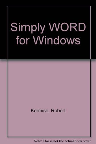 Book Simply Word For Windows free