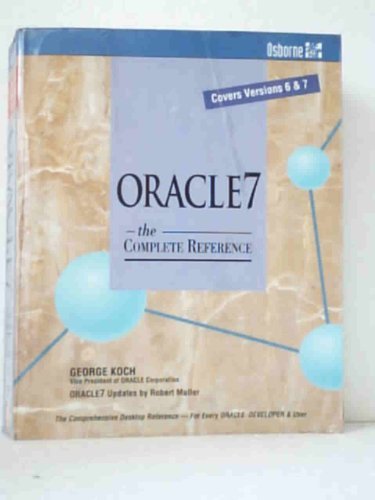 Book Oracle7: The Complete Reference free