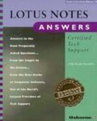 Book Lotus Notes Answers: Certified Tech Support free