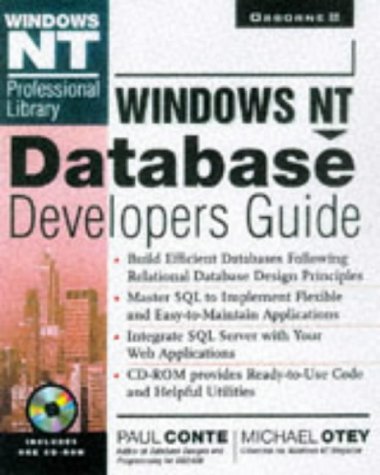 Book Windows Nt Database Developer's Guide (windows Nt Professional Library) free