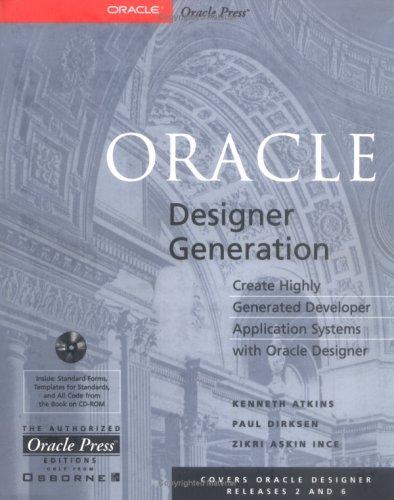 Book Oracle Designer Generation free