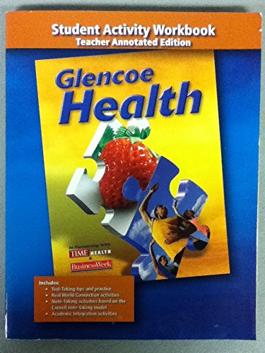 Book Glencoe Health Student Activity Workbook Teacher Annotated Edition free