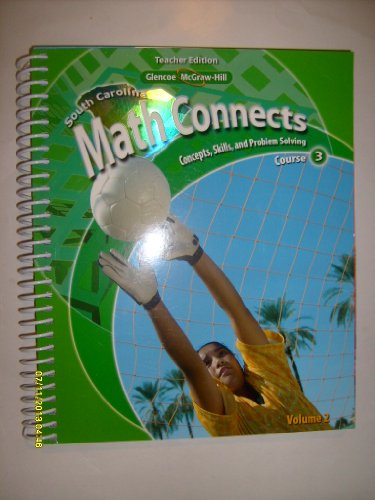 Book G/m-h Sc Math Connects Concepts, Skills, And Problem Solving Te Course 3 Volume 2 free