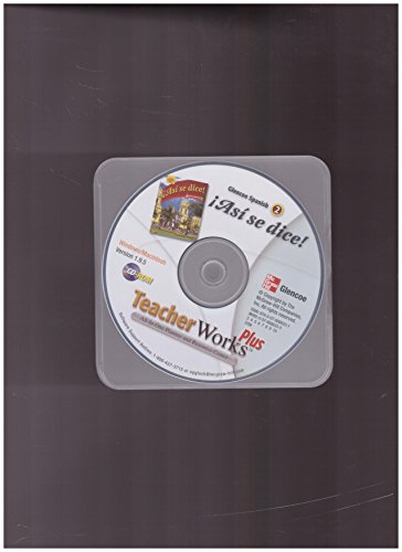 Book Asi Se Dice!: Level 2 (Glencoe Spanish) TeacherWorks Plus free