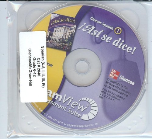 Book Asi se dice! ExamView Assessment Suite CD-Rom (Glencoe Spanish 1, Grades 6-12) free