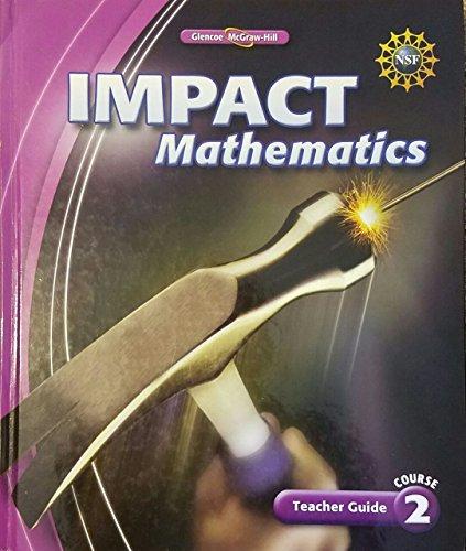 Book IMPACT Mathematics Teacher Guide Course 2. Glencoe McGraw-Hill free