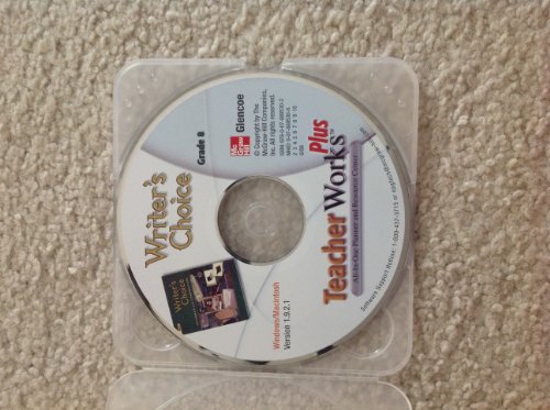 Book Glencoe Writer's Choice Grade 8th TeacherWorks Plus CD ROM (ALL in One Planner and Resource Center) free