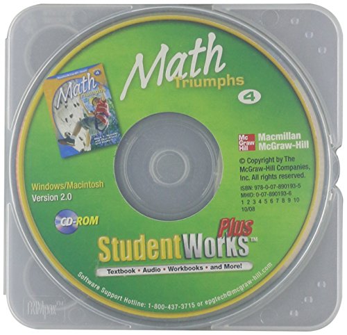 Book Math Triumphs, Grade 4, StudentWorks Plus CD-ROM (MATH INTRVENTION K-5 (TRIUMPHS)) free