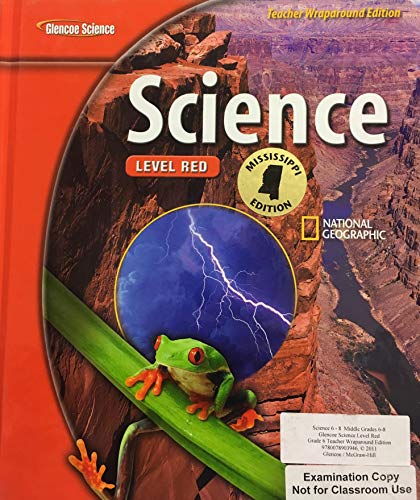 Book Glencoe Science Level red Teacher Wraparound Edition Mississippi Edition free