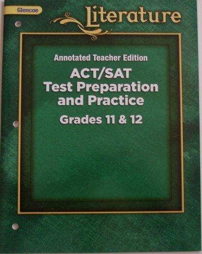 Book Act / Sat Test Preparation And Practice, Grades 11 & 12, Annotated Teacher Edition free
