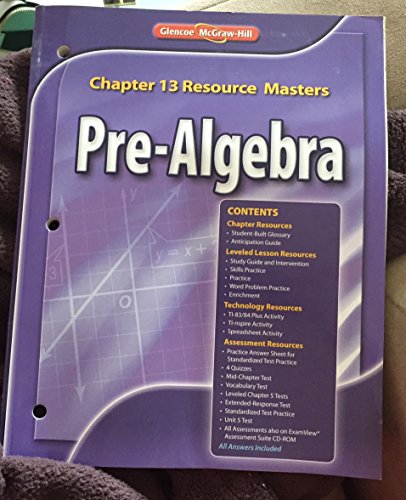 Book Glencoe Pre-Algebra Chapter 13 Resource Masters free